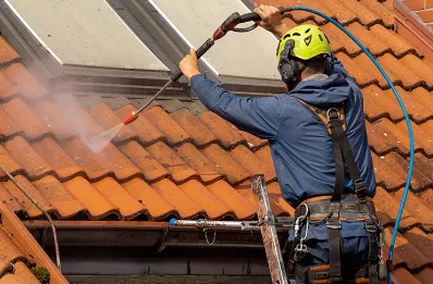 Démoussage et hydrofuge de toiture à Berrieux